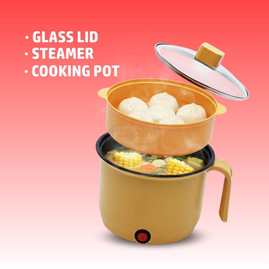Multipurpose Electric Cooker with Steamer 1.8L