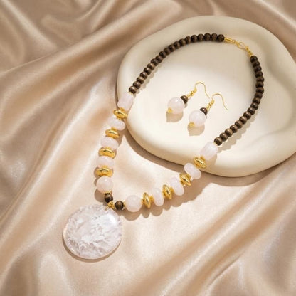 Gold Plated Beaded Jewellery Set