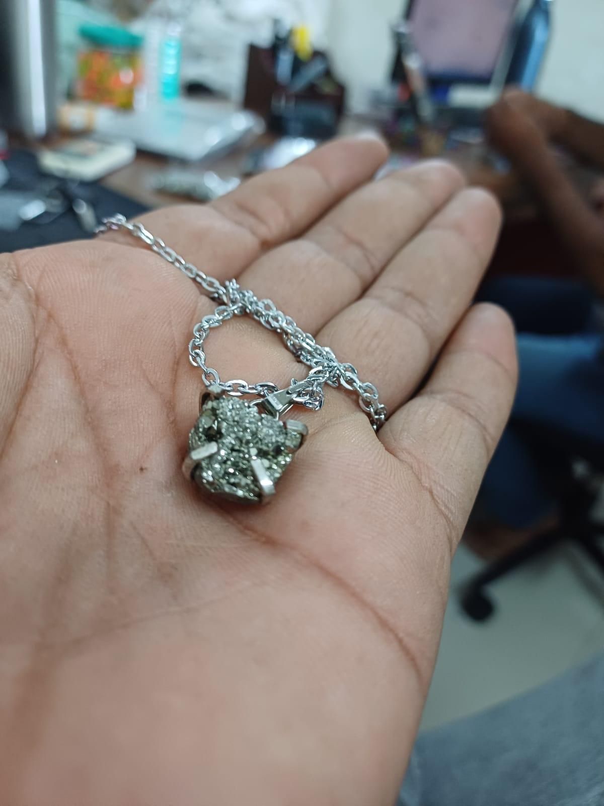 Pyrite Pendants, Crystals, and Pyramids for Wealth and Protection